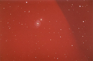 M51 mit Nordlicht