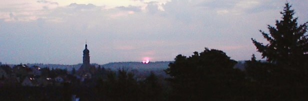 Sonnenaufgang 05:26 Uhr in Estenfeld
