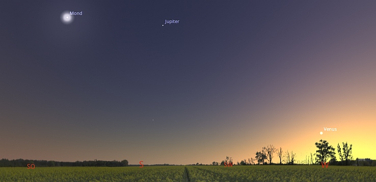 Aktueller Sternenhimmel 19 Uhr